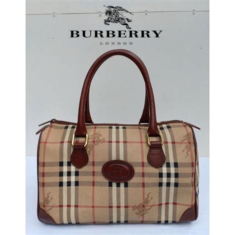 กระเป๋า Burberry แท้วินเทจทรงหมอนสปีดี้ 